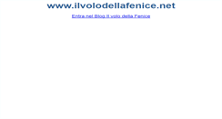 Desktop Screenshot of ilvolodellafenice.net