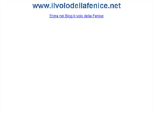 Tablet Screenshot of ilvolodellafenice.net
